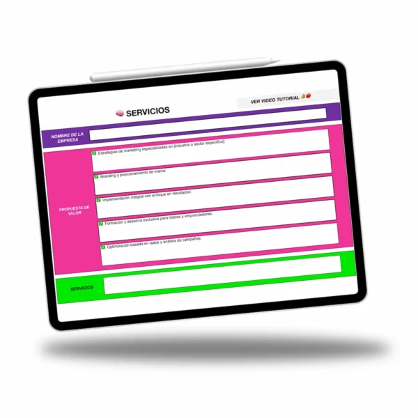 Tablero TOP MASTER para Redes Sociales